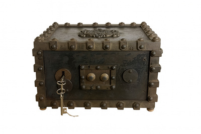 Coffre-fort de Chateau Bauche Époque Napoléon III 1863 Usine de Gueux (Marne)