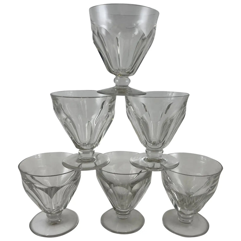 6 verres à vin Baccarat Talleyrand