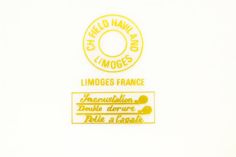Service de Table Haviland Limoges – 39 Pièces – Porcelaine à Incrustation Or