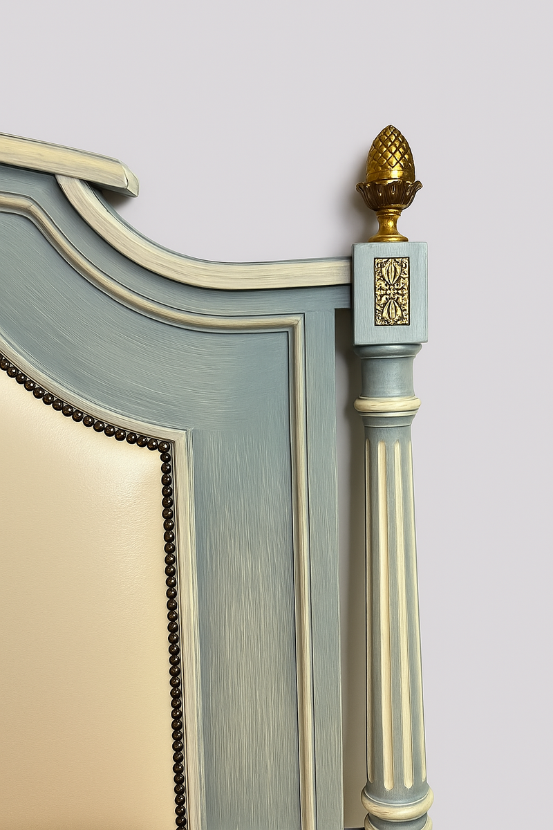 Tête de lit de luxe 200cm – Hôtel George V Paris – Style Louis XVI revisité