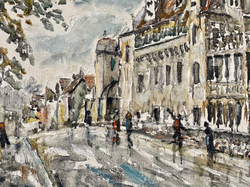 Tableau Rue de Perigueux "La maison des quais" par Fernand Laval