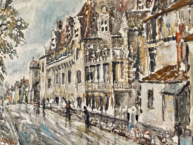 Tableau Rue de Perigueux "La maison des quais" par Fernand Laval