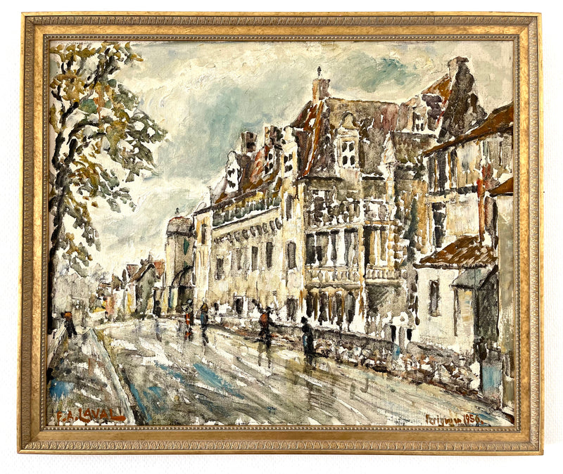 Tableau Rue de Perigueux "La maison des quais" par Fernand Laval