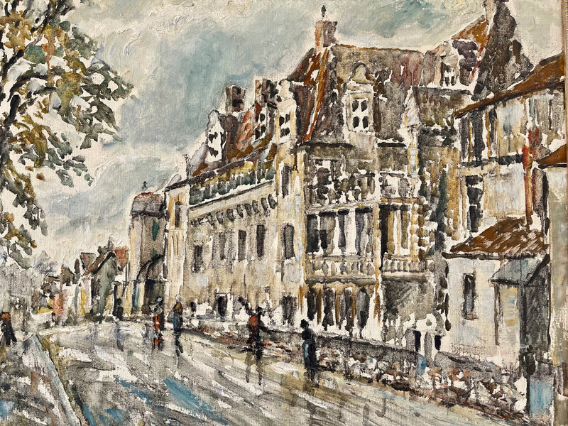Tableau Rue de Perigueux "La maison des quais" par Fernand Laval
