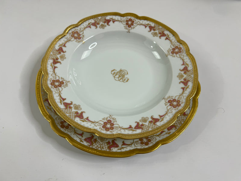 Service de Table Haviland Limoges – 39 Pièces – Porcelaine à Incrustation Or