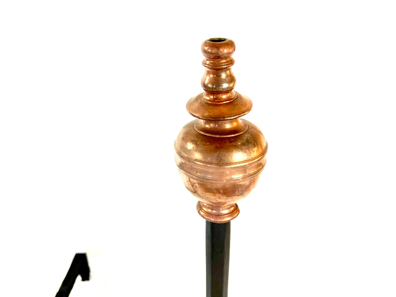 Grands Chenets Monogrammés – Château de Bourgogne, XVIIIᵉ Siècle