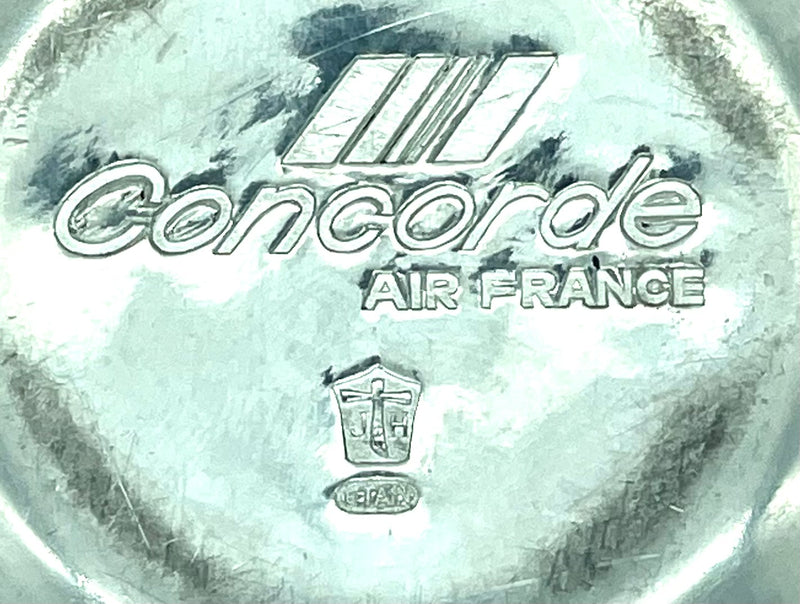 CONCORDE / AIR FRANCE boîte en étain Signé