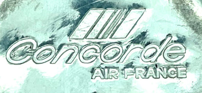 CONCORDE / AIR FRANCE boîte en étain Signé