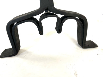 Grands Chenets Monogrammés – Château de Bourgogne, XVIIIᵉ Siècle