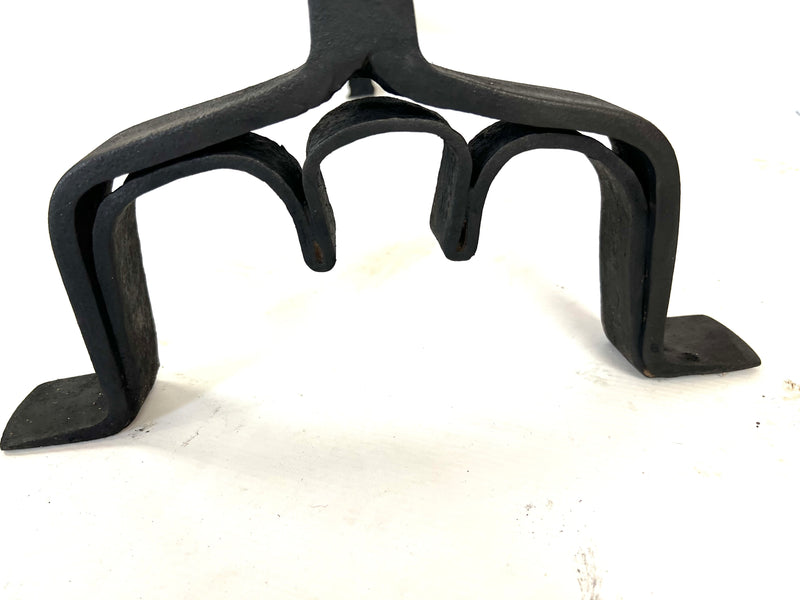 Grands Chenets Monogrammés – Château de Bourgogne, XVIIIᵉ Siècle