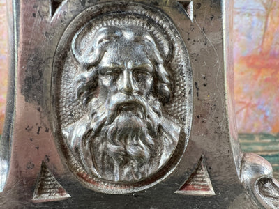 Paire de Chandeliers d’Autel en Métal Argenté – France, XIXᵉ Siècle