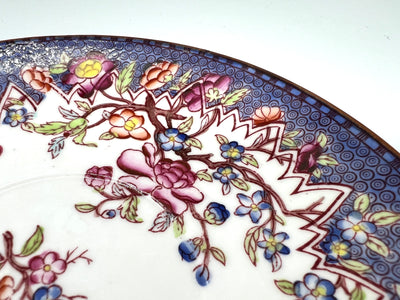 Tasse à thé et sa soucoupe – Manufacture de Sarreguemines (Utzschneider & Cie) – Décor Imari – Vers 1880