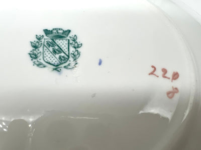 Tasse à thé et sa soucoupe – Manufacture de Sarreguemines (Utzschneider & Cie) – Décor Imari – Vers 1880