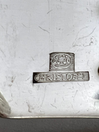 6 Fourchettes Christofle – Modèle Spatours à Coquille – Métal Argenté – Art de la Table Français