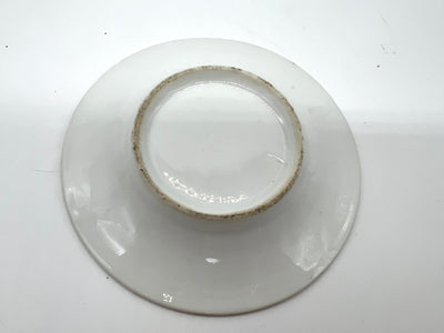 Tasse et soucoupe en porcelaine de Paris – Époque Louis-Philippe – Décor floral et dorure