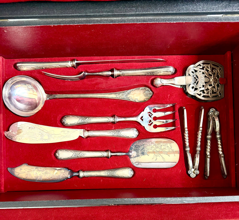 Ménagère de Prestige Christofle Modèle Marly 1897 Pour 18 personnes