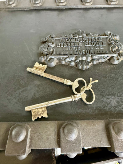 Coffre-fort de Chateau Bauche Époque Napoléon III 1863 Usine de Gueux (Marne)