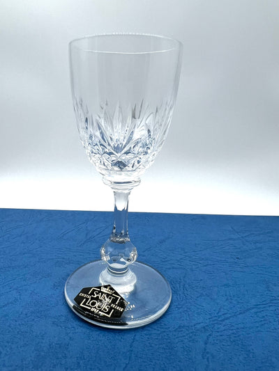 Coffret n°6 – 6 verres à liqueur en cristal de Saint Louis – Collection Massenet – État neuf avec étiquettes et coffret d'origine
