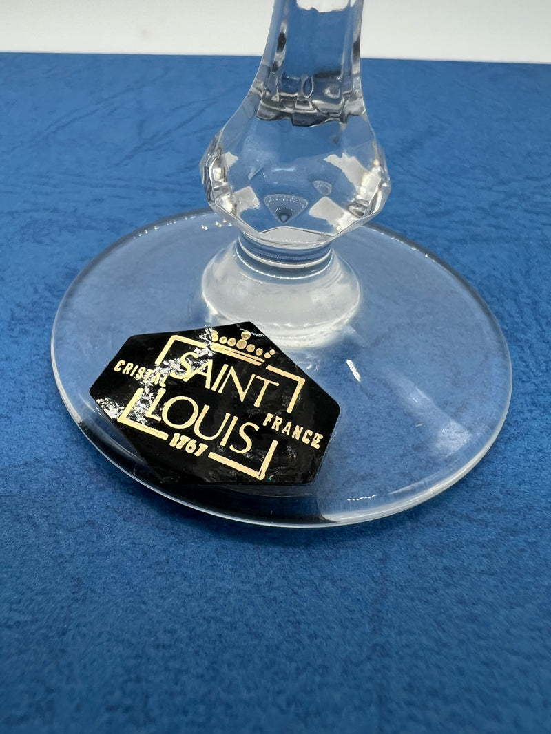 Coffret n°6 – 6 verres à liqueur en cristal de Saint Louis – Collection Massenet – État neuf avec étiquettes et coffret d&