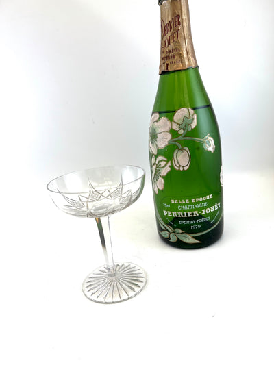 5 coupes à champagne Baccarat modele Epron