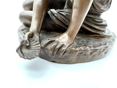 Statue en Bronze déesse Aphrodite nymphe à la coquille signature fondeur Barbedienne