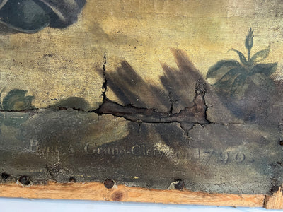 Saint Éloi, 1790 – Grand Tableau Religieux Français – Huile sur Toile – Provenance Abbaye de Bonnefontaine