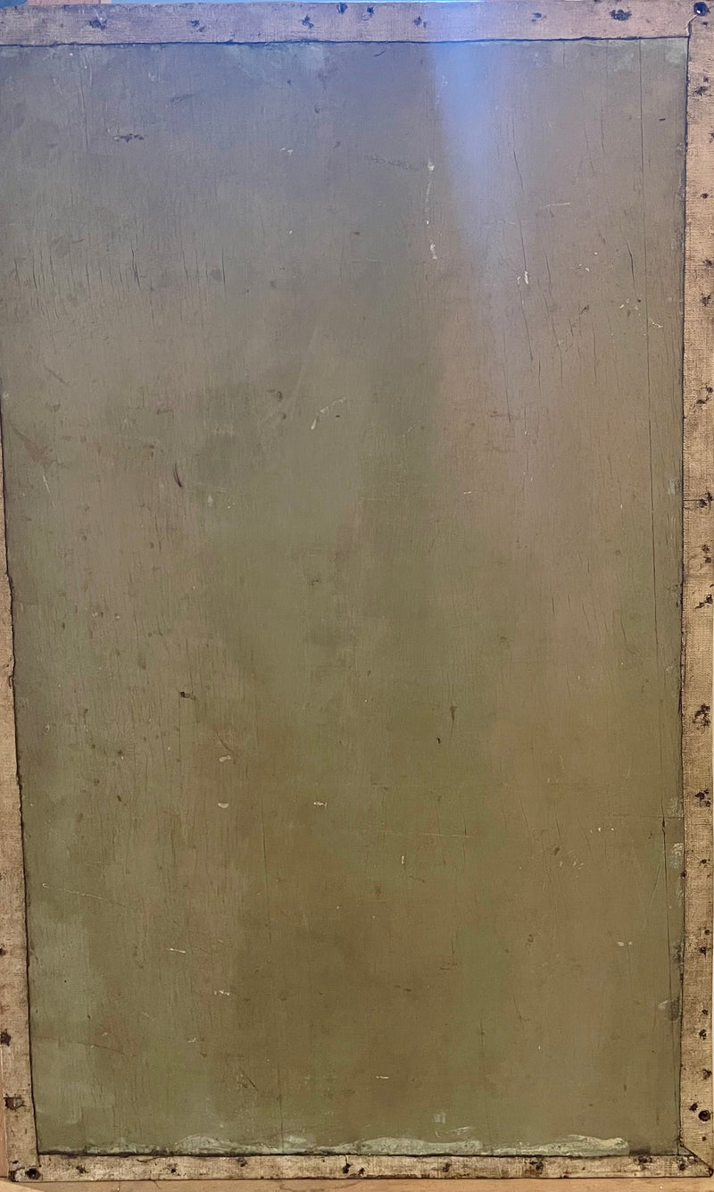 Peinture à l’huile ancienne – Moulin de Reims, signée Bern 1942 – Art français de la Seconde Guerre mondiale