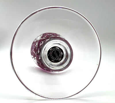 Saint Louis – Ensemble de 6 verres Roemer en cristal de couleur – Modèle Chantilly