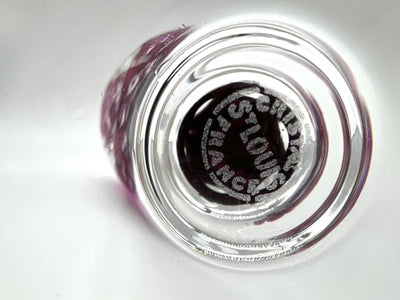 Saint Louis – Ensemble de 6 verres Roemer en cristal de couleur – Modèle Chantilly