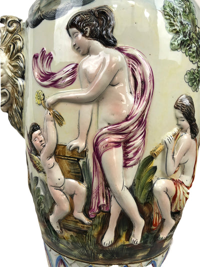 Grand vase Capodimonte