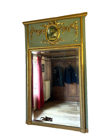 Miroir trumeau de style Louis XVI