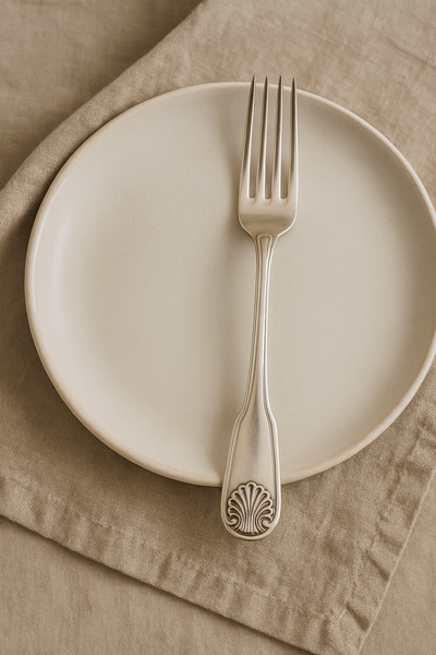 6 Fourchettes Christofle – Modèle Spatours à Coquille – Métal Argenté – Art de la Table Français