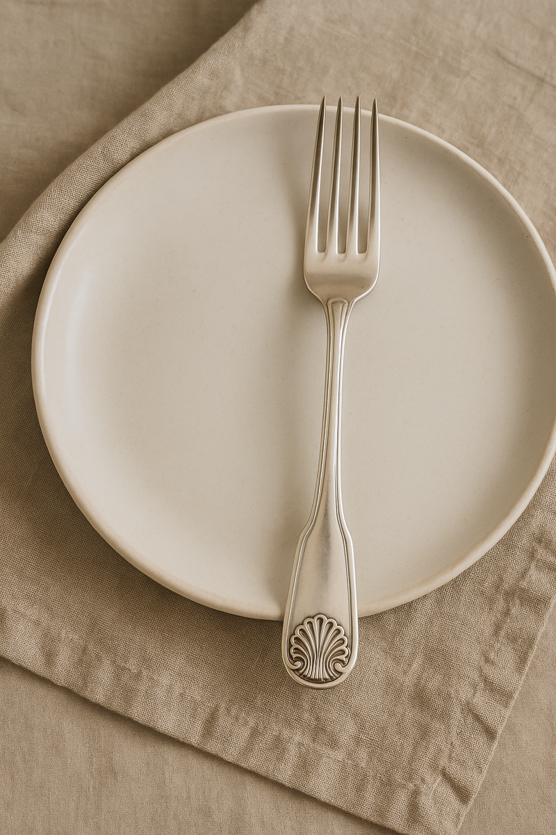 6 Fourchettes Christofle – Modèle Spatours à Coquille – Métal Argenté – Art de la Table Français