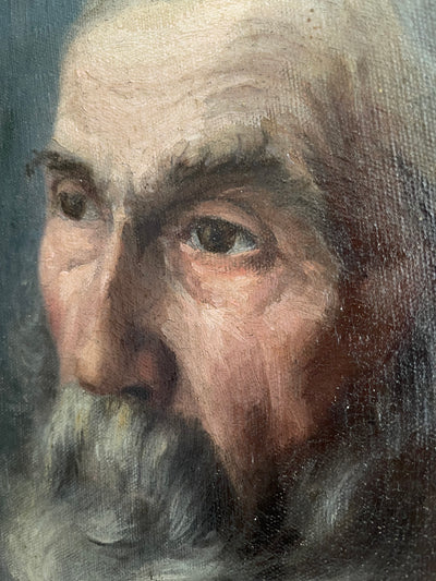 Tableau portrait homme à la barbe par Edouard Letourneau