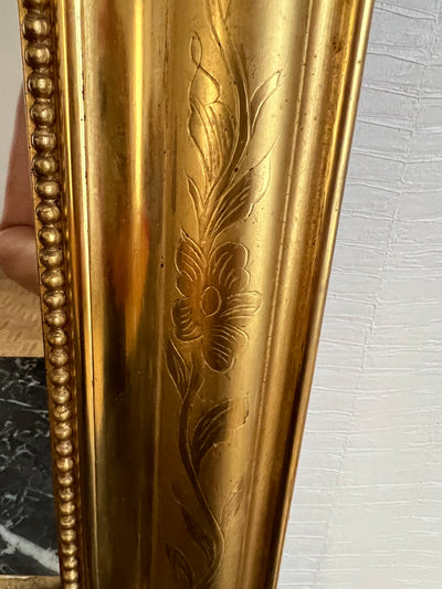 Grand miroir doré Louis Philippe 138x98